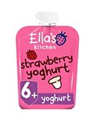 Ella's Kitchen Organic Strawberry Greek Style Yoghurt Baby Food Pouch 6+ Months 90g