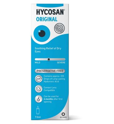 Hycosan Preservative Free Eye Drops Boots