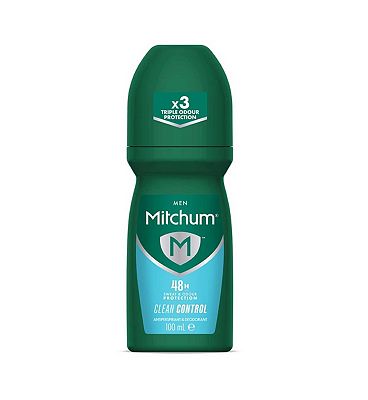 Mitchum Advanced Men Clean Control 48HR Protection Anti-Perspirant & Deodorant 100ml