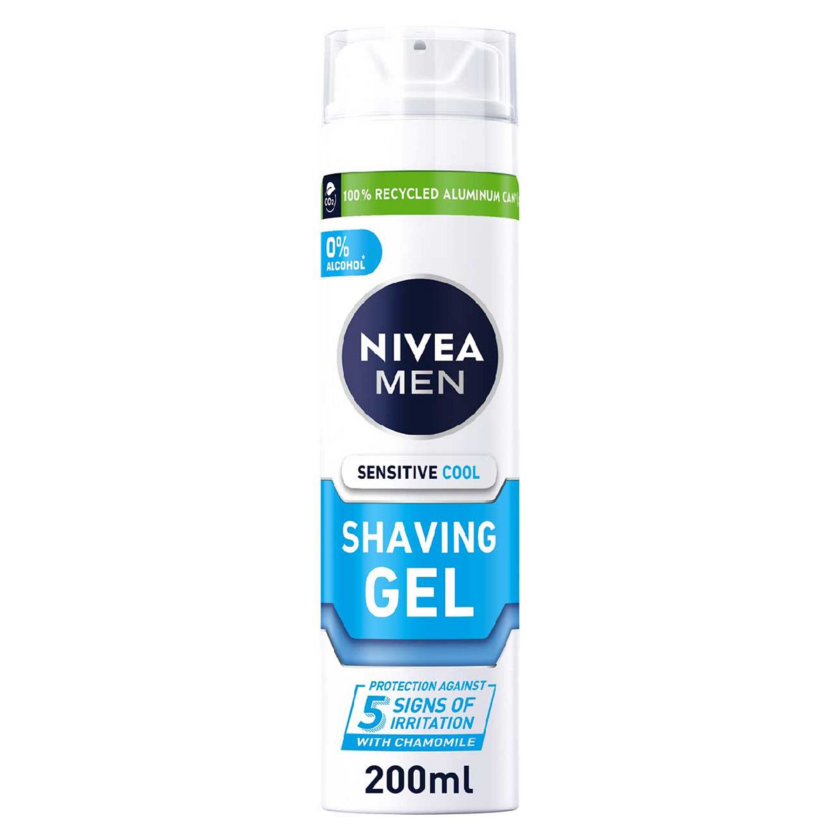 Nivea Men Sensitive Cooling Shave Gel With 0 % Alcohol,200 Ml