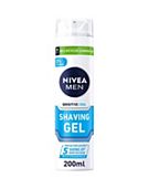 NIVEA MEN Sensitive Cooling Shave Gel with 0 % Alcohol, 200ml