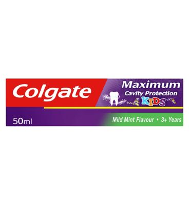 Colgate Maximum Cavity Protection Kids Toothpaste 50ml, 3+ years