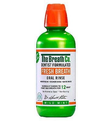 Mouthwash The Breath Co Dentist Formulated Oral Rinse Fresh Breath Flavour  500Ml