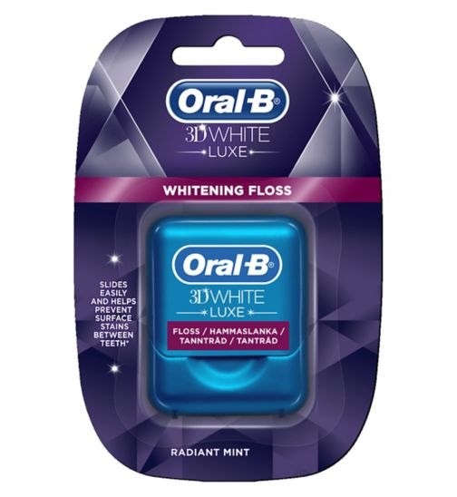 Oral-B 3D White Luxe Floss 35m - Radiant Mint