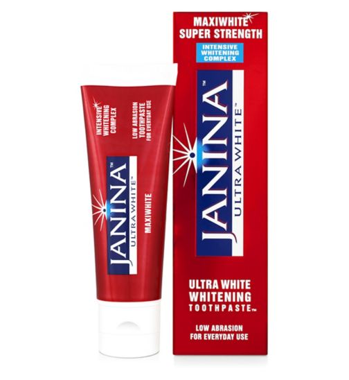 Janina Ultra White Maxiwhite Super Strength Whitening Toothpaste 75ml