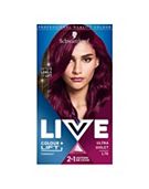 Schwarzkopf LIVE Colour + Lift L76 Ultra Violet Permanent Hair Dye