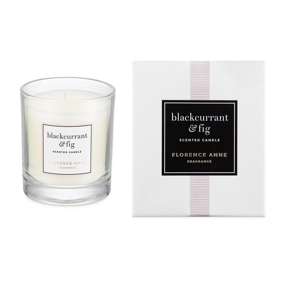 Florence Anne Blackcurrant & Fig Scented Candle