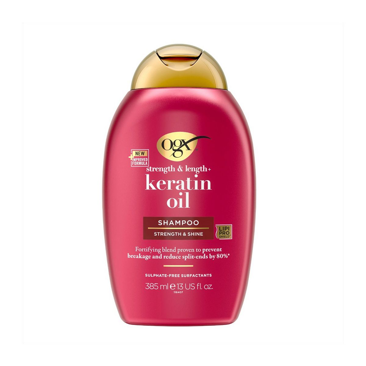 OGX Anti-Breakage+ Keratin Oil Ph Balanced Shampoo, 385ml