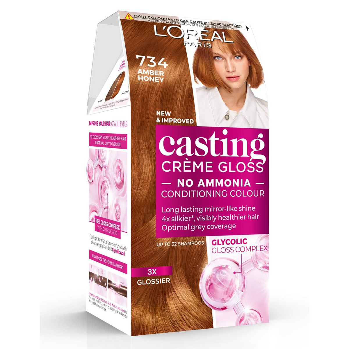 Loreal L'oreal Paris Casting Crème Gloss 734 Honey Amber