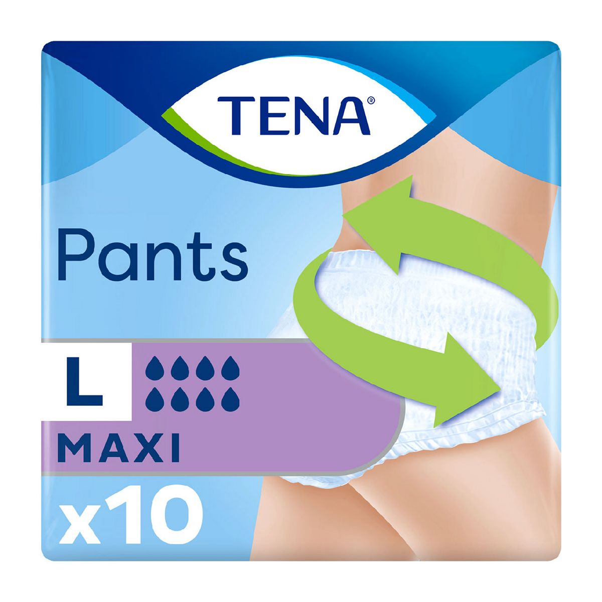 Tena Incontinence Pants Maxi Large - 10 Pack