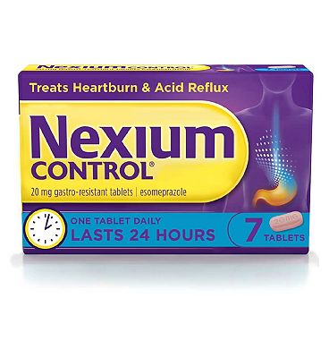 Nexium Control 20mg Gastro-Resistant Tablets - 7 Tablets