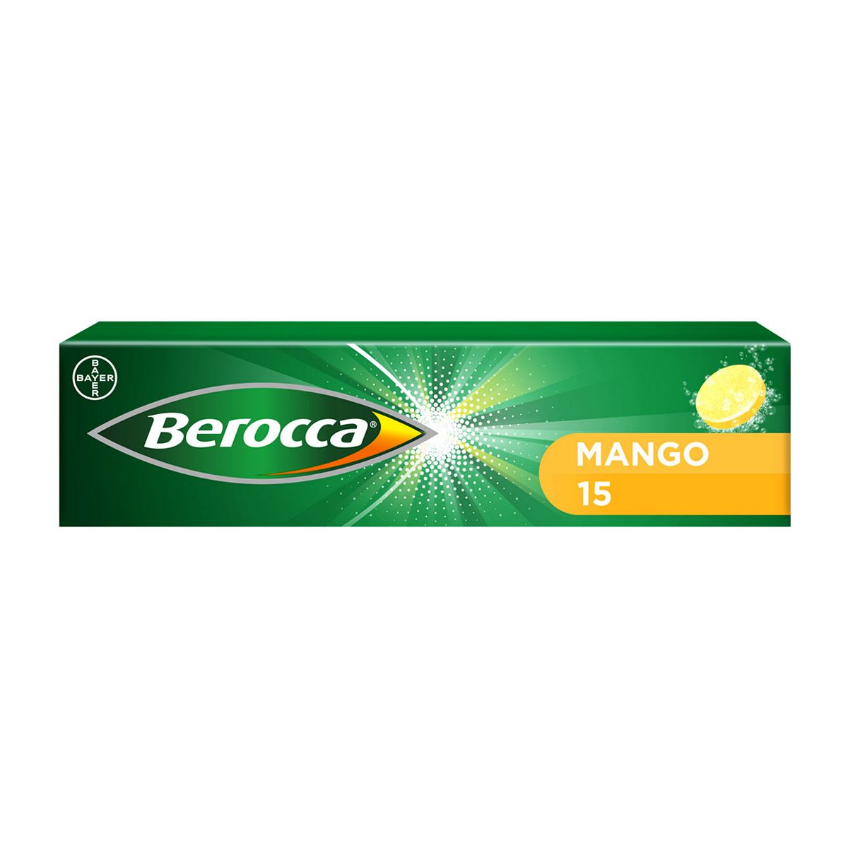 Berocca Mango Energy Vitamin 15 Tablets