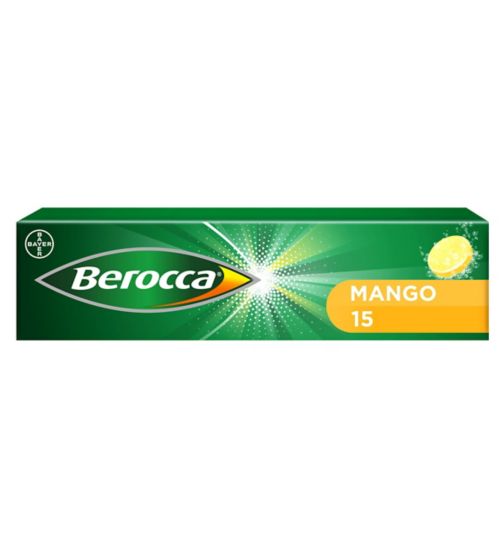Berocca Mango Energy Vitamin 15 Tablets