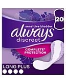  Always Discreet Incontinence Pads Women, Long Plus, 32 High  Absorbency Pads (8 x 4 Packs), Odour Neutraliser, Bigger Pack, for  Sensitive Bladder : Health & Household