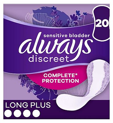 Always Discreet Incontinence Liners Plus For Sensitive Bladder 20 - Boots
