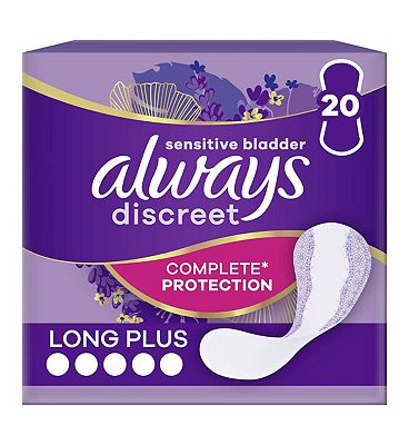 Always Discreet Incontinence Liners Plus x 20