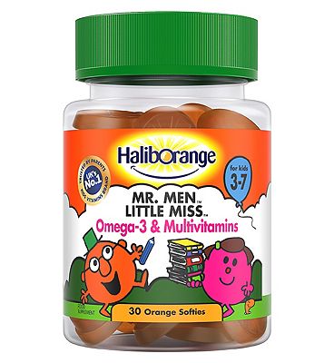 Mr. Men Little Miss Omega 3 & Multivitamins with sweetener - 30