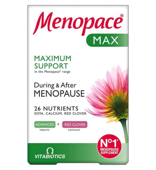 Vitabiotics Menopace Max Calcium - 28 Day Supply