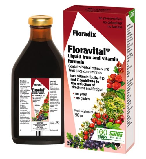 Floravital Liquid Iron and vitamin Formula - 500 ml