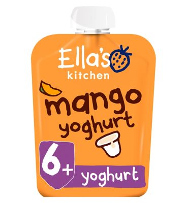 Ella's Kitchen Organic Mango Greek Style Yoghurt Baby Pouch 6+ Months 90g