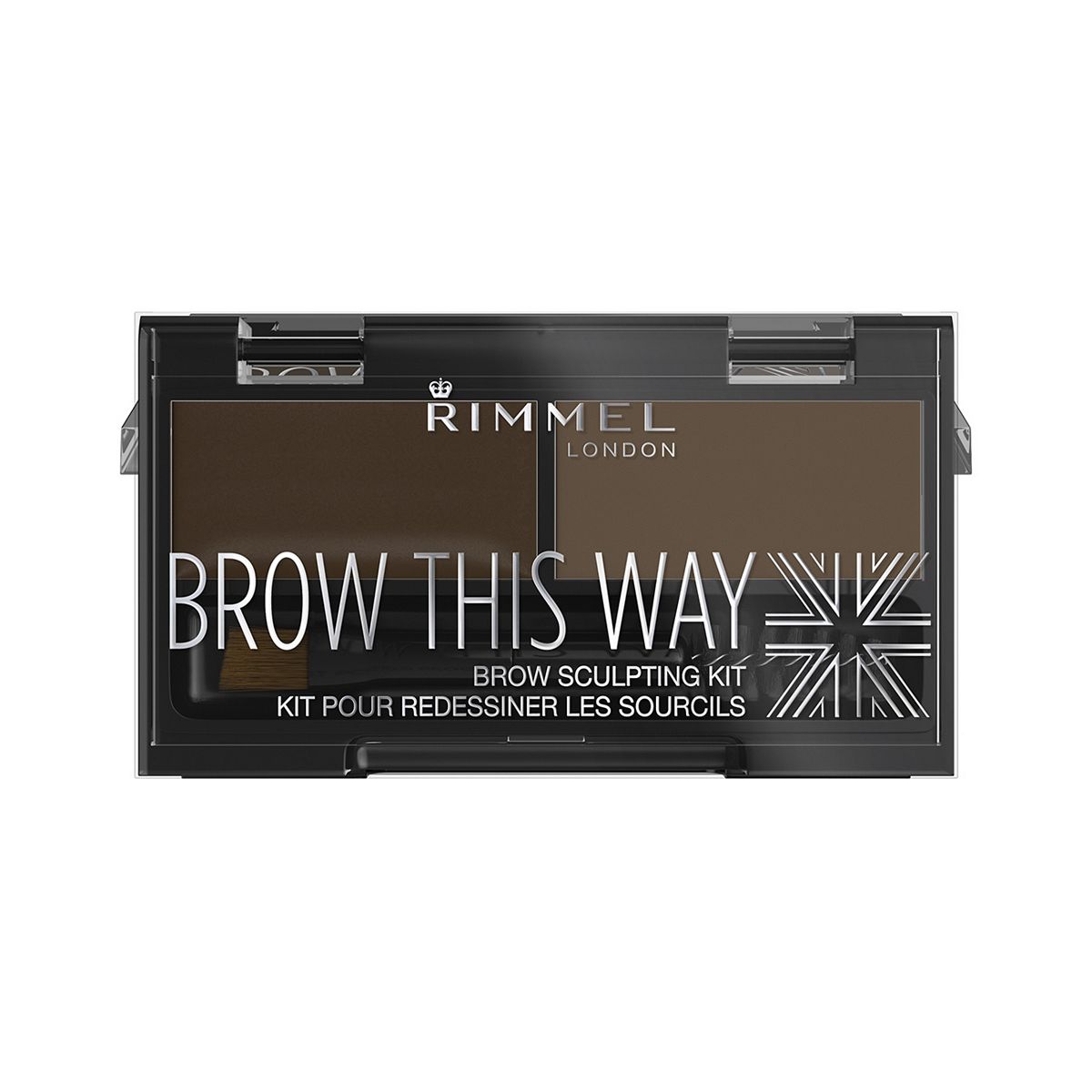 Rimmel Brow This Way Eyebrow Kit 004 Dark Brown