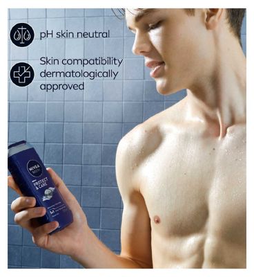 NIVEA MEN Protect & Care Moisturising Shower Gel with Aloe Vera for Body, Face & Hair 250ml (6)