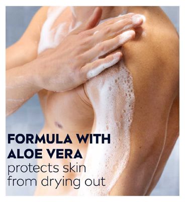 NIVEA MEN Protect & Care Moisturising Shower Gel with Aloe Vera for Body, Face & Hair 250ml (8)