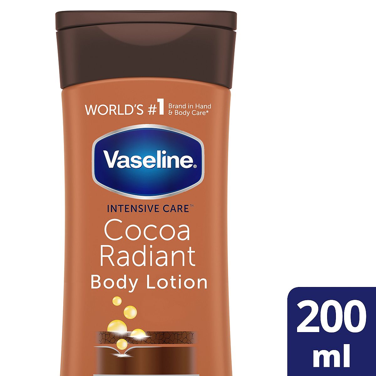 Vaseline Skin Lotion Milk Cocoa200 ml, 200ml