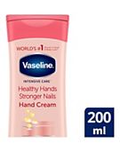 Vaseline Intensive Care Hand Cream Healthy Hands Stronger Nails 200ml