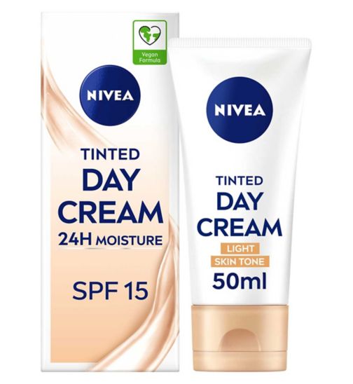 NIVEA Face Day Cream, Light Tinted Moisturiser, 50ml