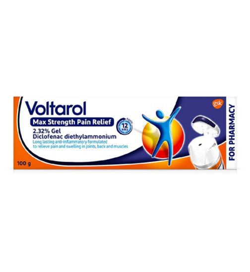 Voltarol Max Strength Pain Relief 2.32% Gel 100g