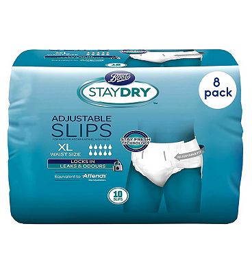 Boots StayDry Slips XL - 80 Pairs (8 Pack Bundle)