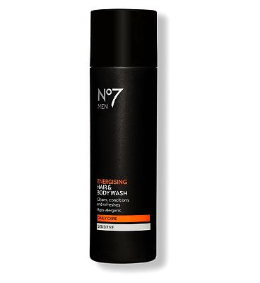No7 Men Energising Hair & Body Wash 200ml
