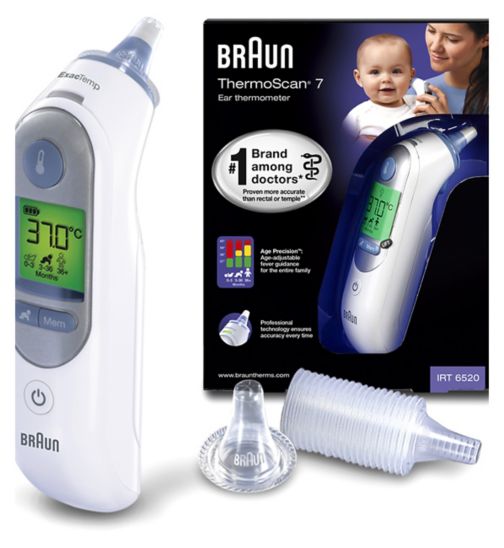 Braun ThermoScan 7 Ear thermometer with Age Precision, IRT6520