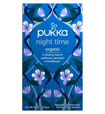Pukka Organic Night Time Herbal Tea Sachets - 20g