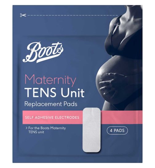 Boots TENS Maternity Unit Replacement Pads - 4 Pads