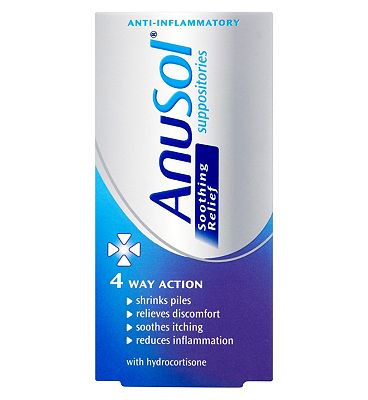 Anusol Soothing Relief Suppositories 12 Pack