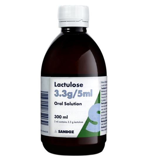 Lactulose 3.3g/5ml Oral Solution - 300ml
