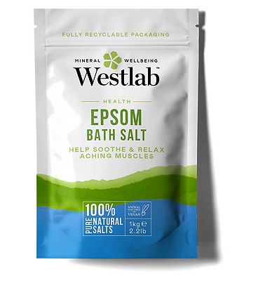 Westlab Pure Mineral Bathing Epsom Salt 1KG Boots