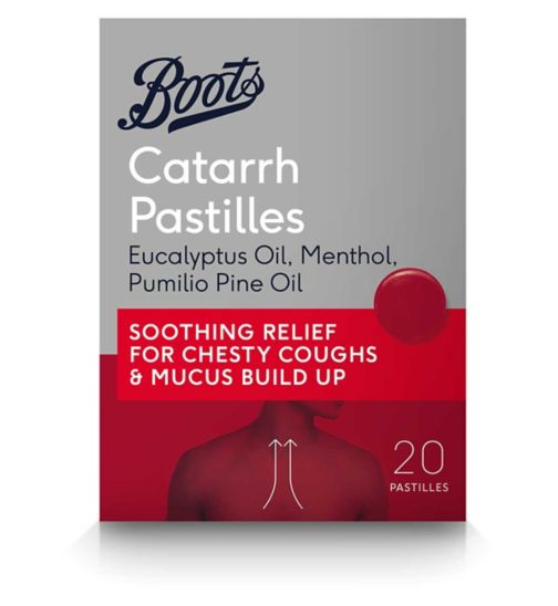 Boots Pharmaceuticals Catarrh Pastilles - 20 Pastilles