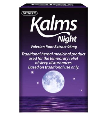 Kalms Night Valerian Root Extract 96mg - 50 Tablets