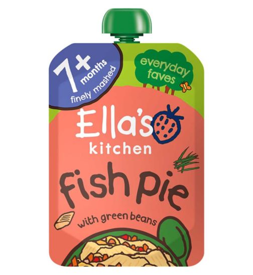 Ella's Kitchen Organic Fish Pie Baby Food Pouch 7+ Months 130g