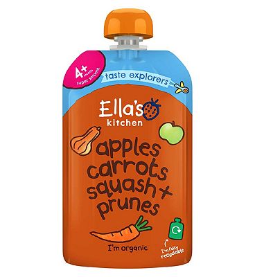 Ella's Kitchen Butternut Squash Carrots, Apples + Prunes 120g