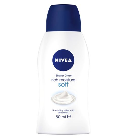 NIVEA Soft Shower Cream Mini Travel Size 50ml      