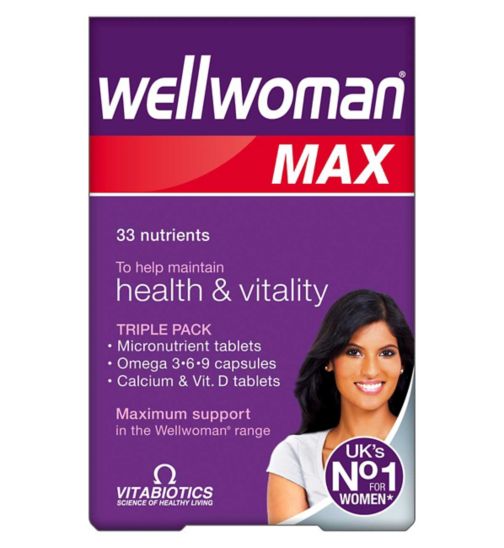 Vitabiotics Wellwoman Max 84 Tablets Capsules Boots