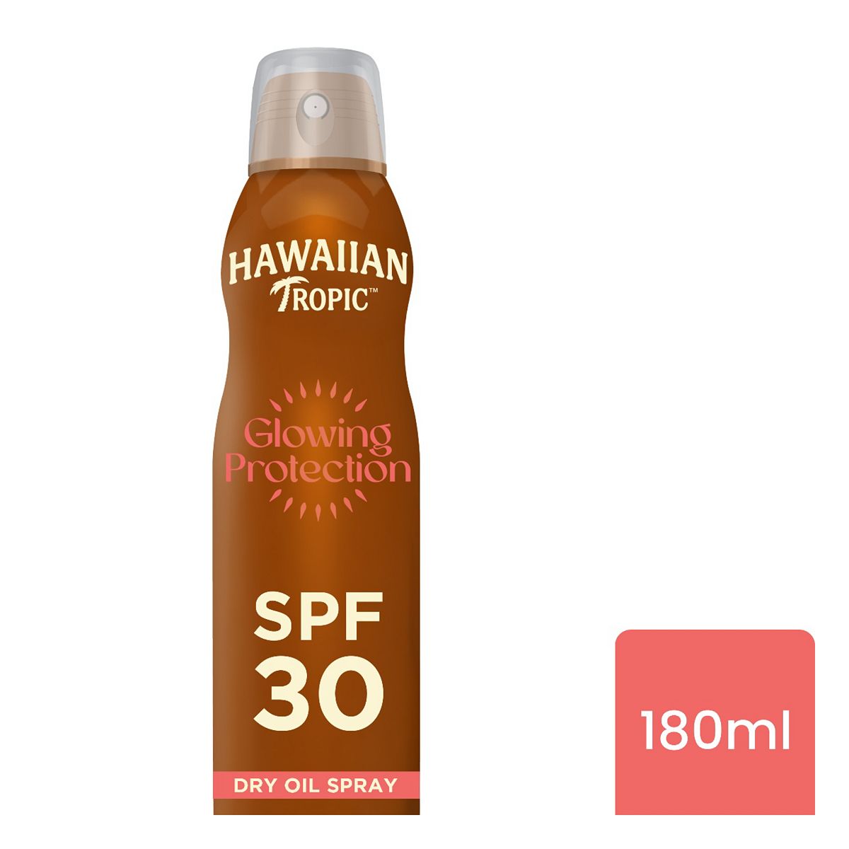 Hawaiian Tropic Glowing Protection Sunscreen Spray Spf 30 180ml