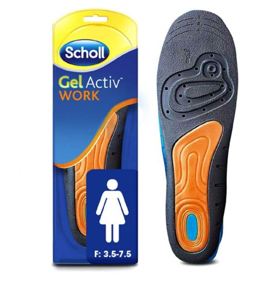 Scholl Gel Work Insoles - Women - size 3.5 - 7.5
