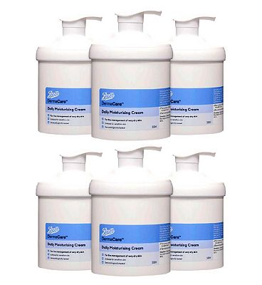 Boots Derma Care Daily Moisturising Cream 500ml - 6 Pack