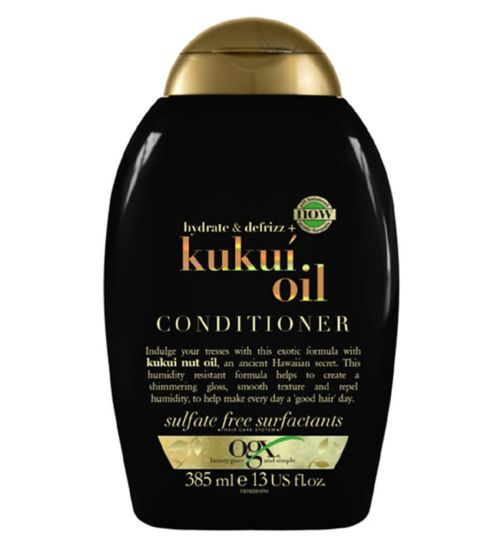 OGX Hydrate & Defrizz+ Kukui Oil pH Balanced Conditioner 385ml
