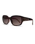 French Connection Women's Sunglasses - Tortoiseshell and Peach Frame